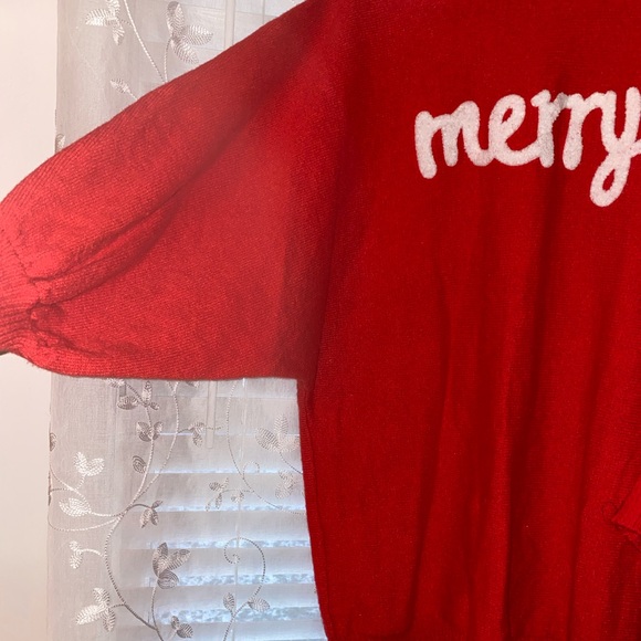 Red 'Merry' Sweater - Picture 2 of 5